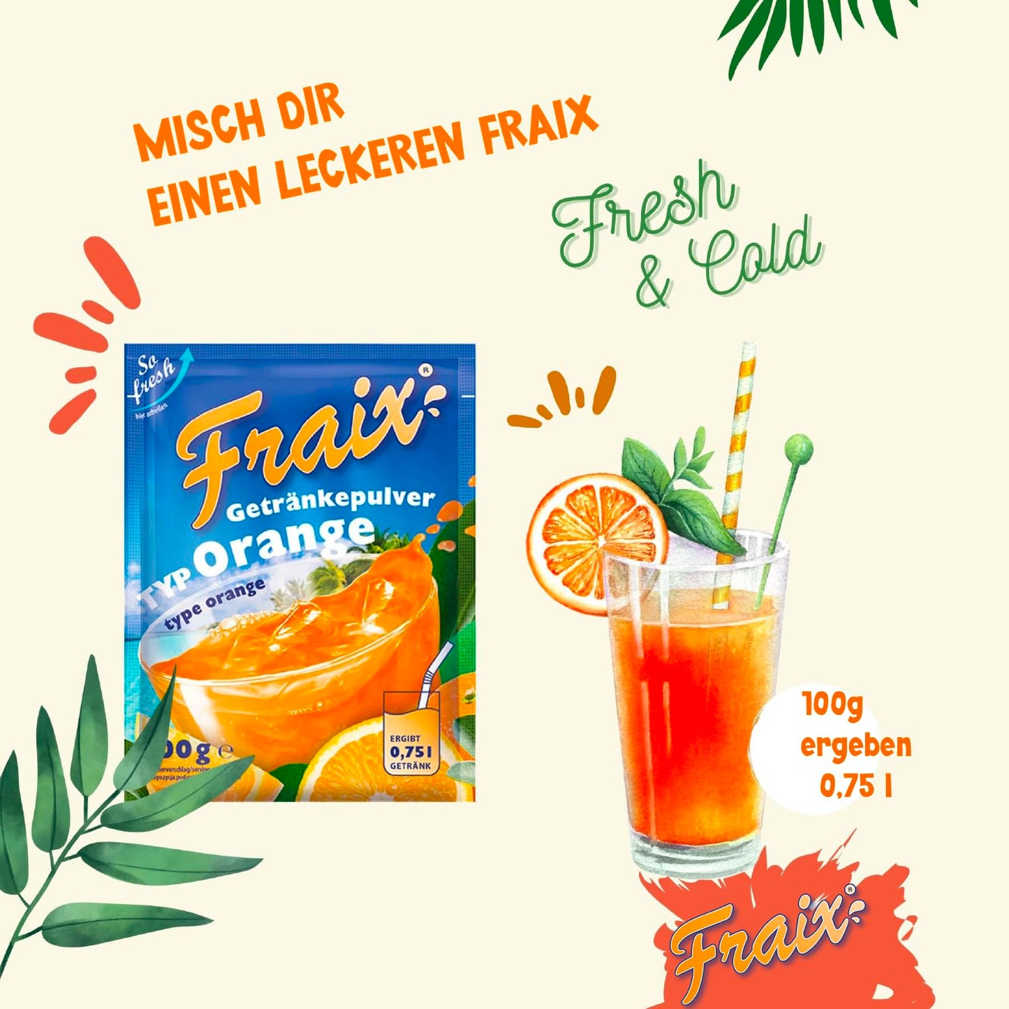 FRAIX Orange 50 x 100g