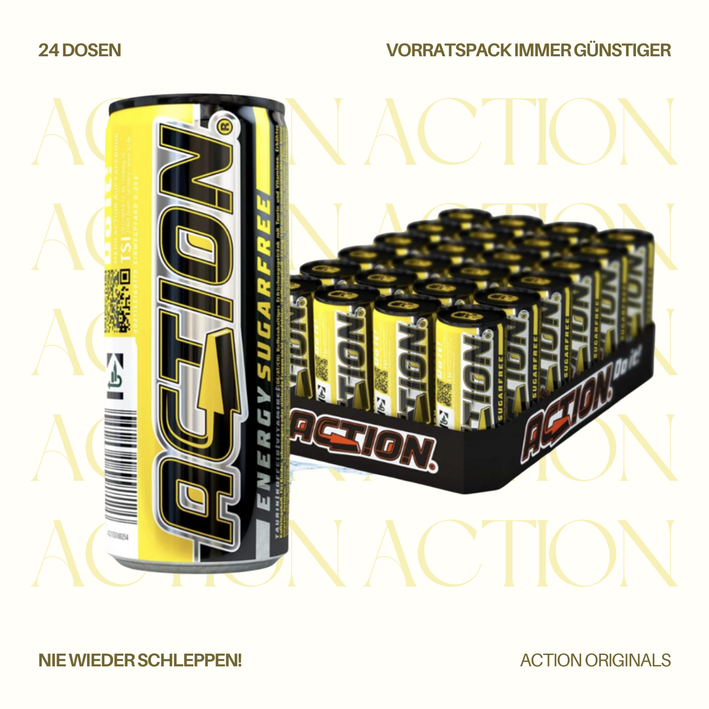 ACTION Sugarfree - 24 x 250ml