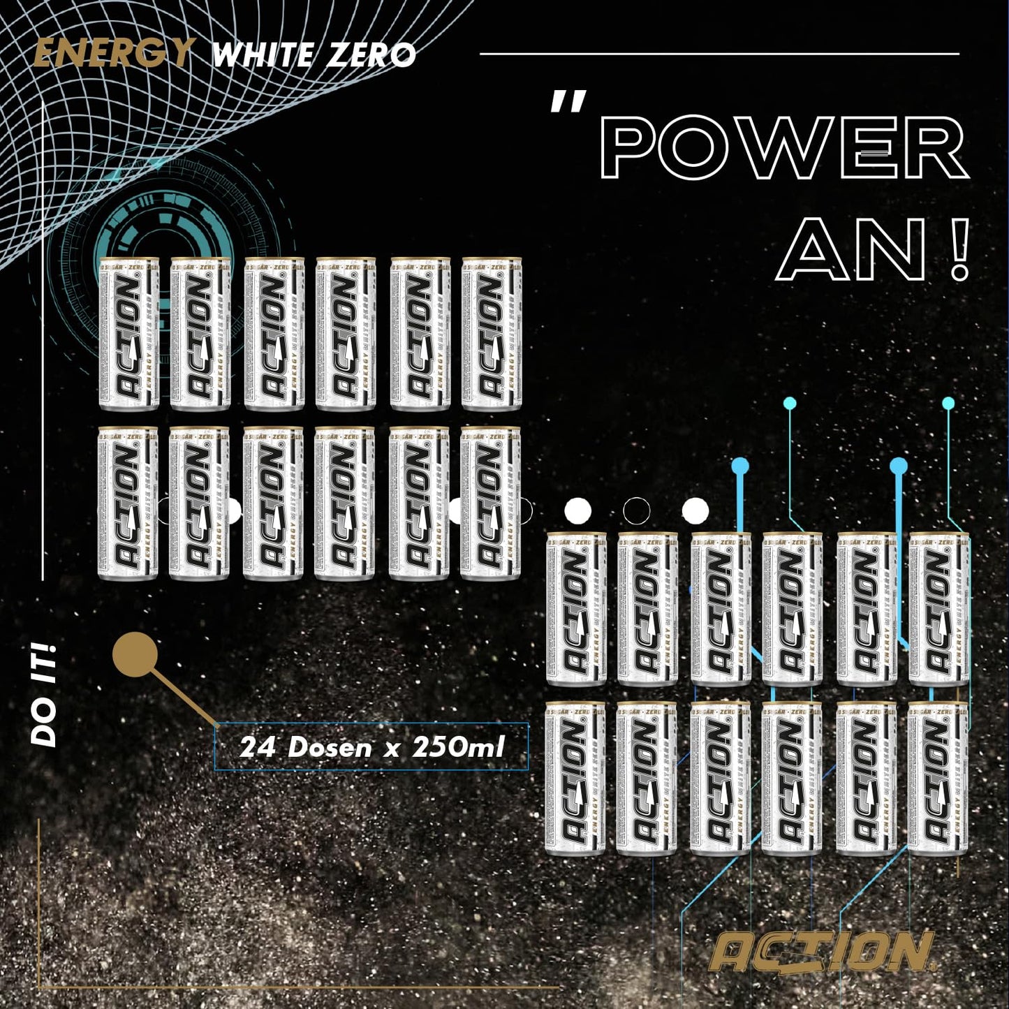 ACTION White Zero - 24 x 250ml