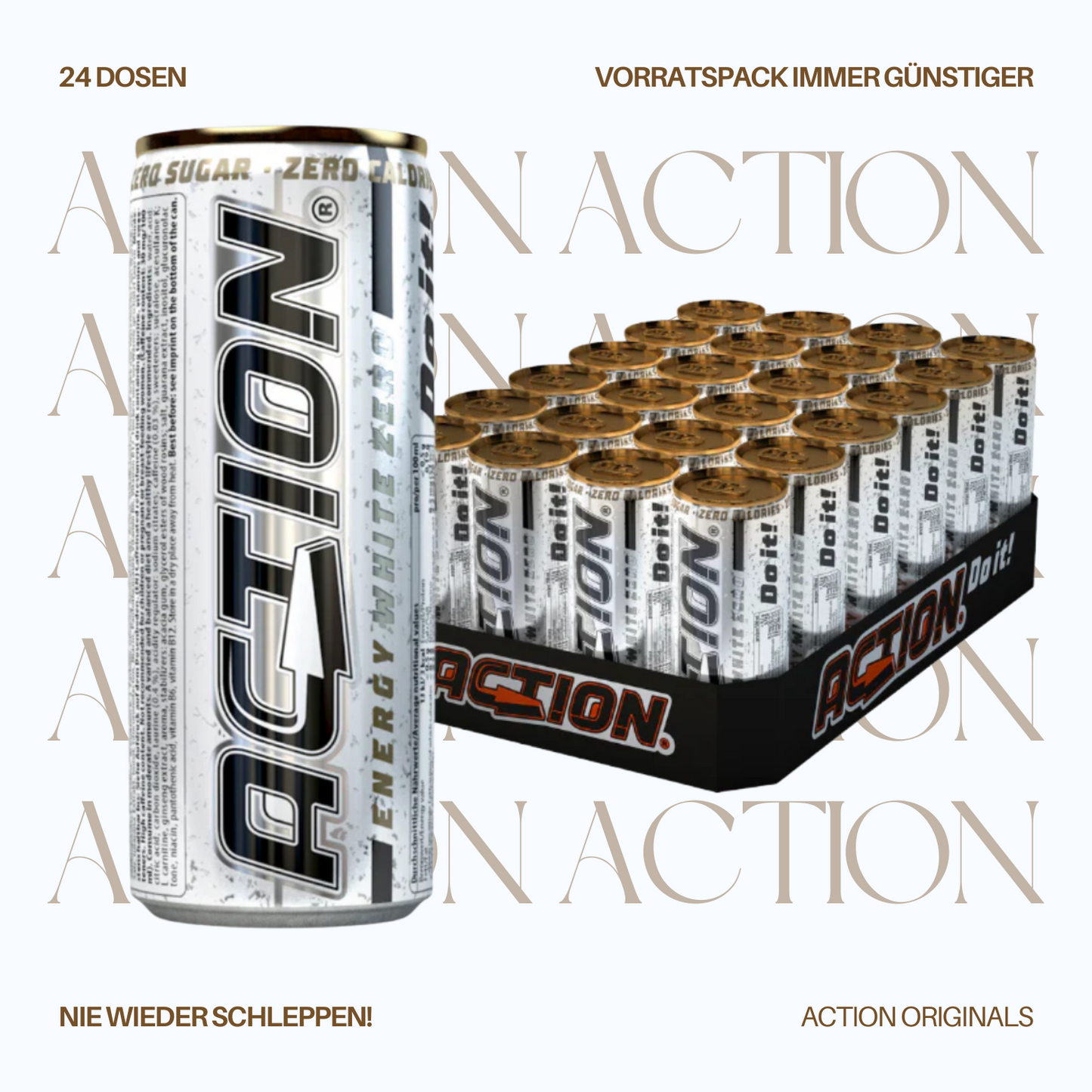 ACTION White Zero - 24 x 250ml