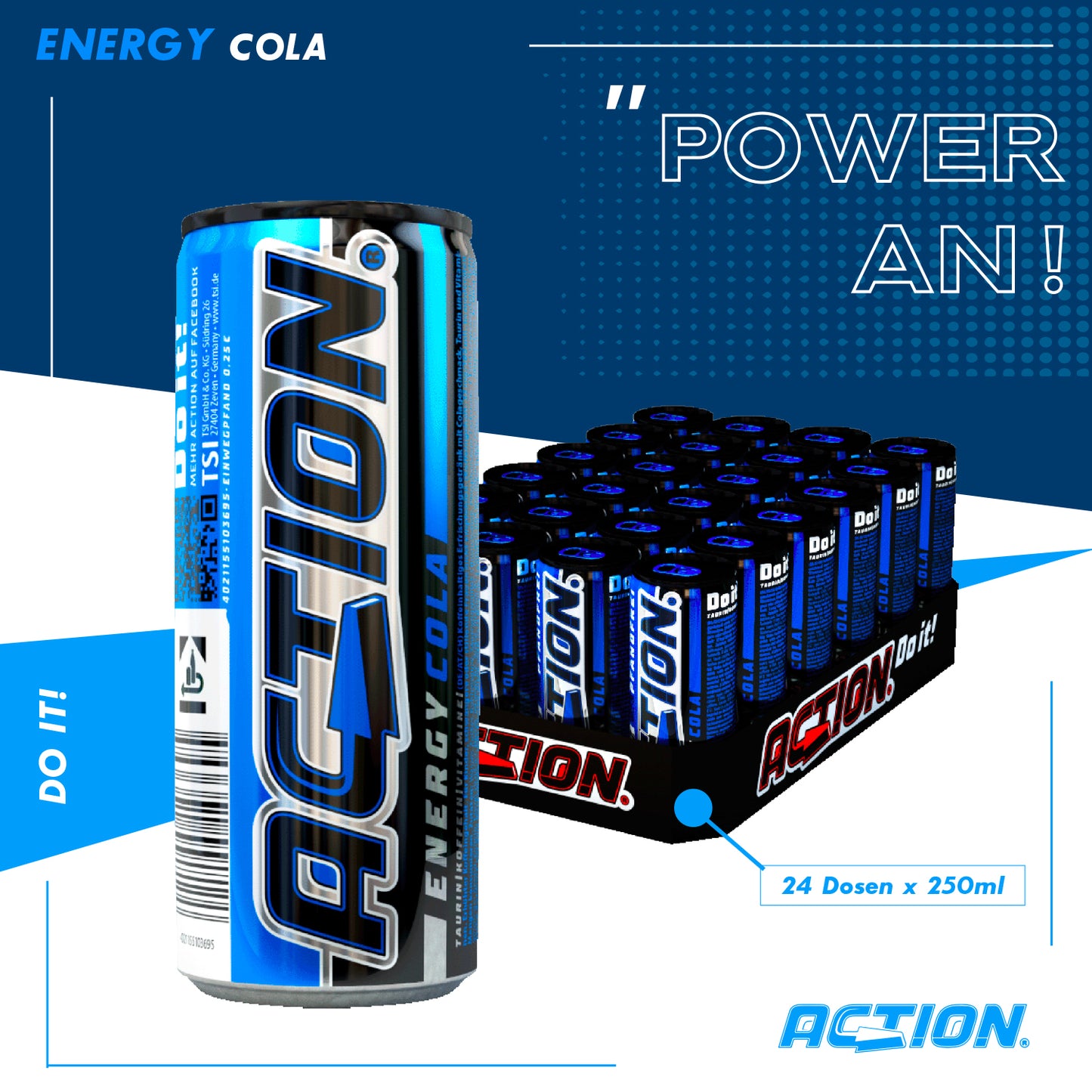 ACTION Cola - 24 x 250ml
