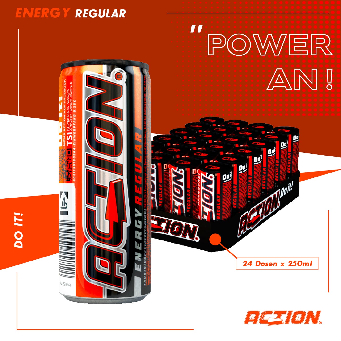 ACTION Regular - 24 x 250ml