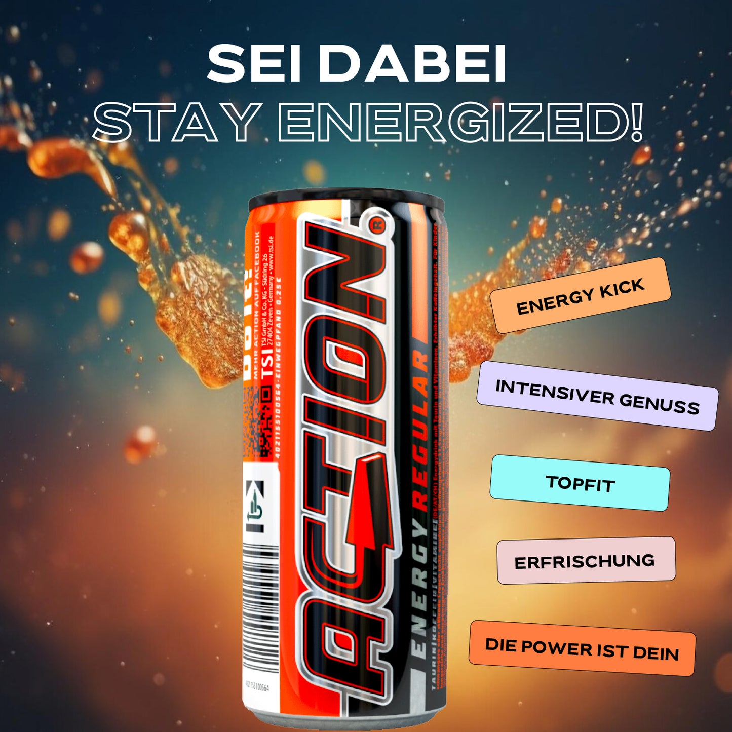 ACTION Regular - 24 x 500ml
