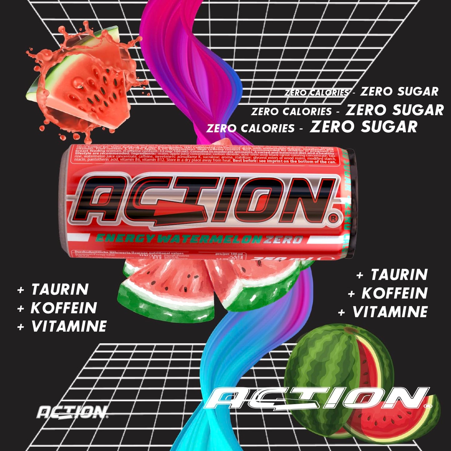 ACTION Watermelon Zero - 24 x 250ml