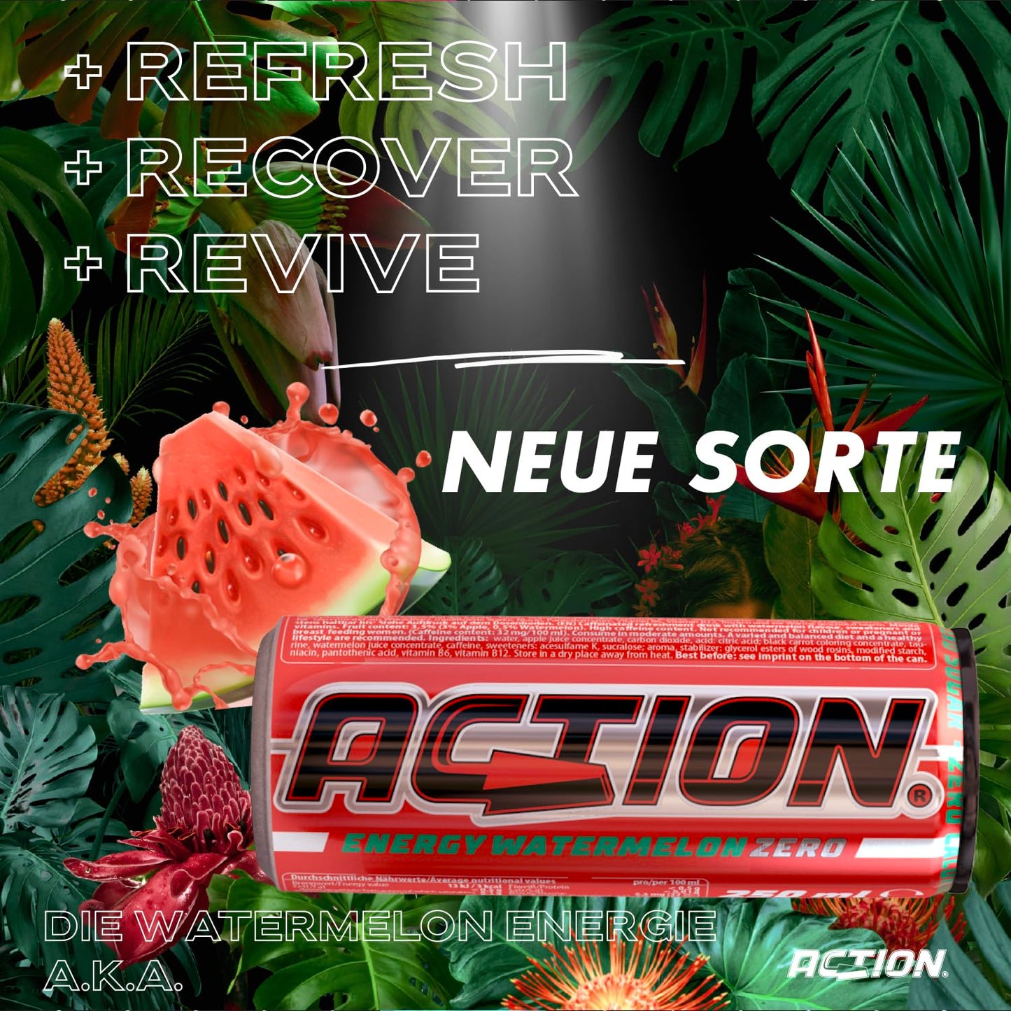 ACTION Watermelon Zero - 250ml