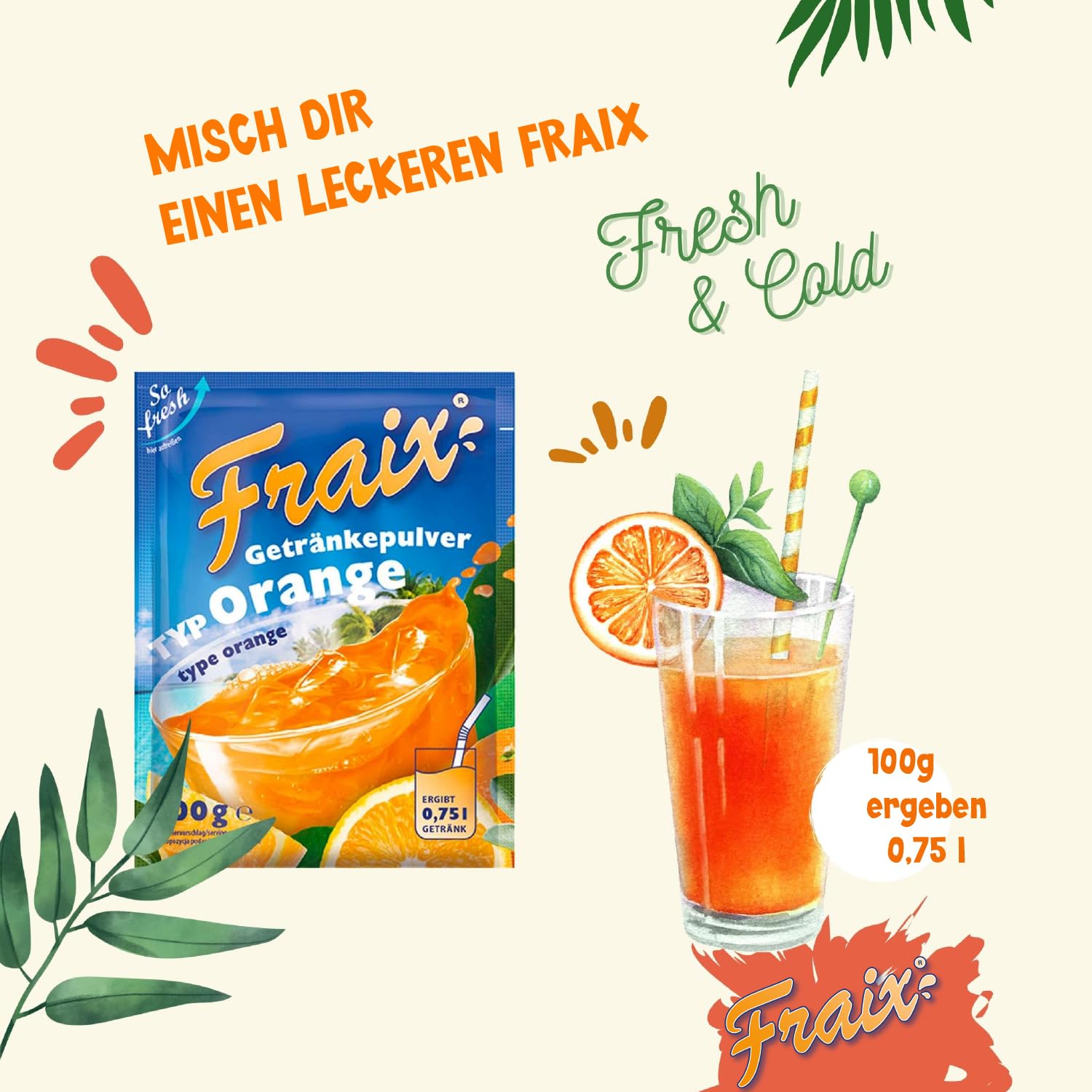 FRAIX Orange 50 x 100g