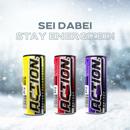 ACTION Energy Drink 6er Mix - 24 x 250ml