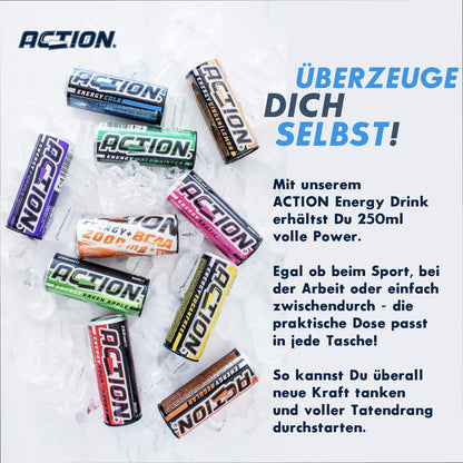 ACTION Energy Drink 6er Mix - 24 x 250ml