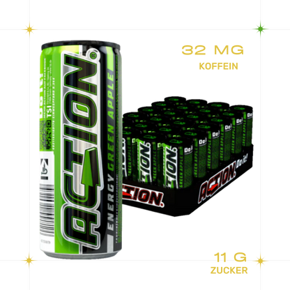 ACTION Green Apple - 24 x 250ml