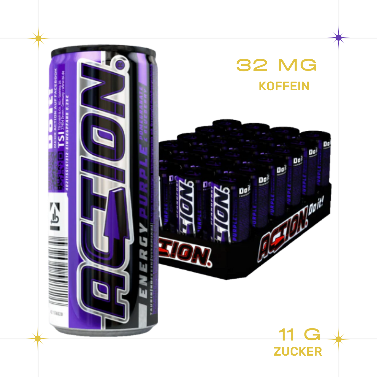 ACTION Purple - 24 x 500ml