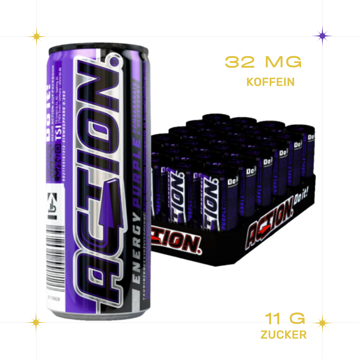 ACTION Purple - 24 x 500ml