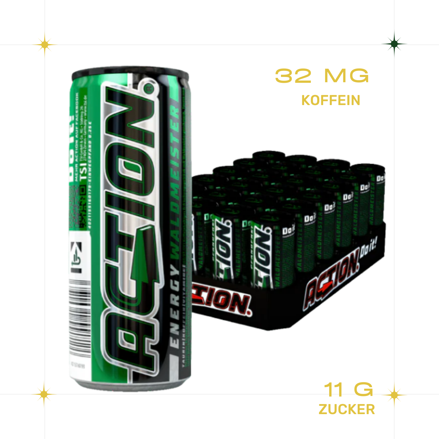 ACTION Waldmeister - 24 x 250ml